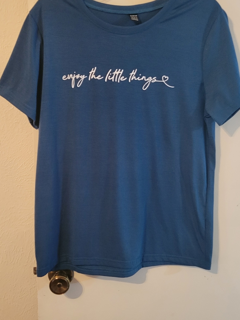 SHEIN Blue Crewneck Tee